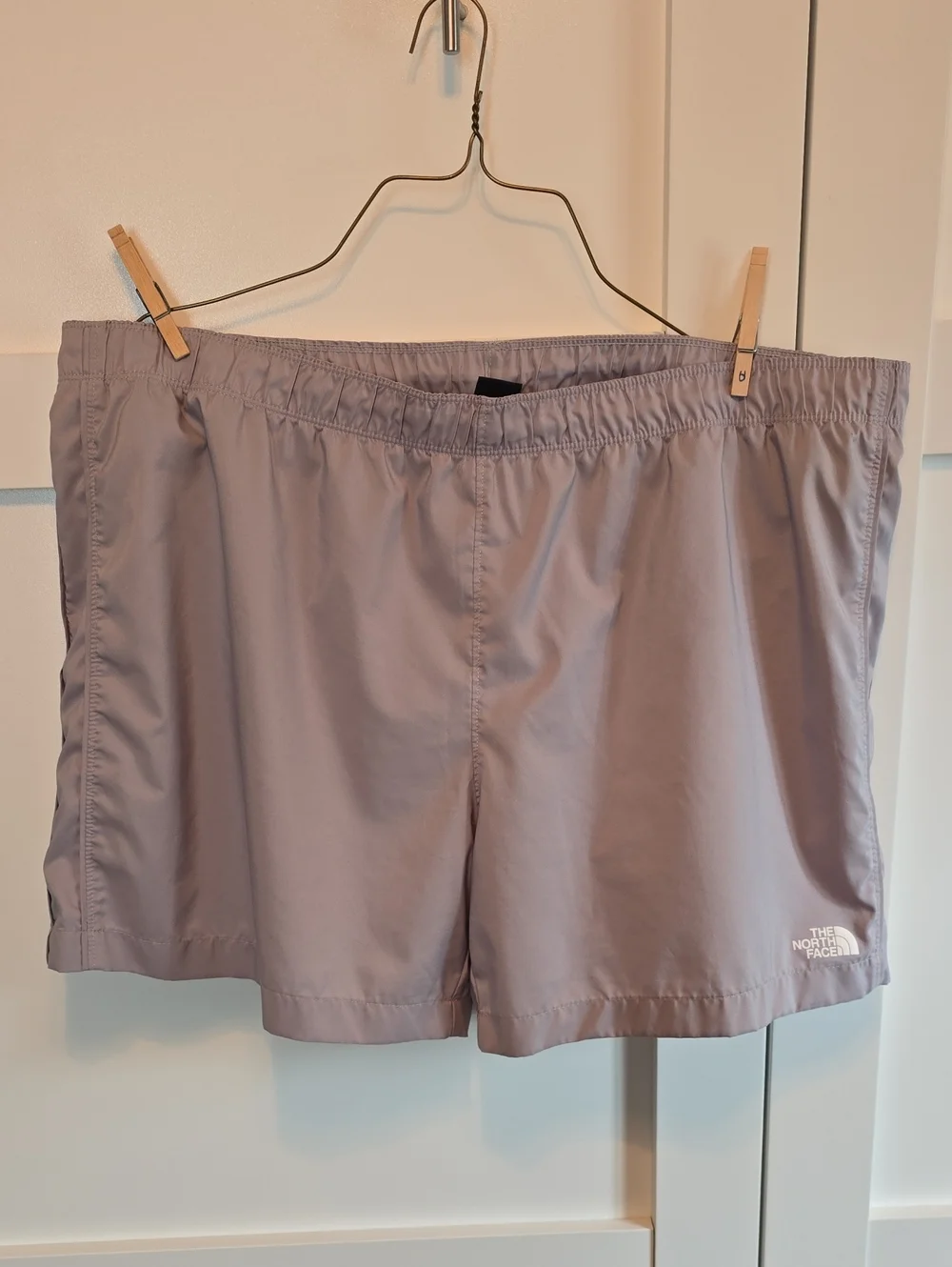 The North Face Men's Light Gray Swim Trunks